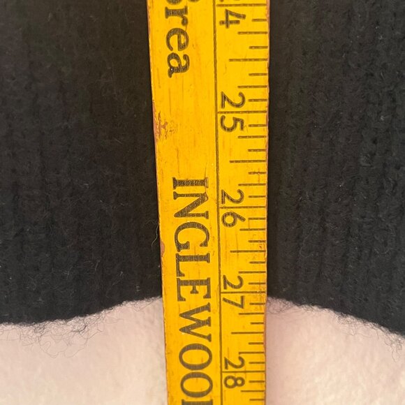 Marled Black Ribbed Knit Pullover Sweater XL Oversized Relaxed Wide Sleeves NWT - Picture 16 of 16